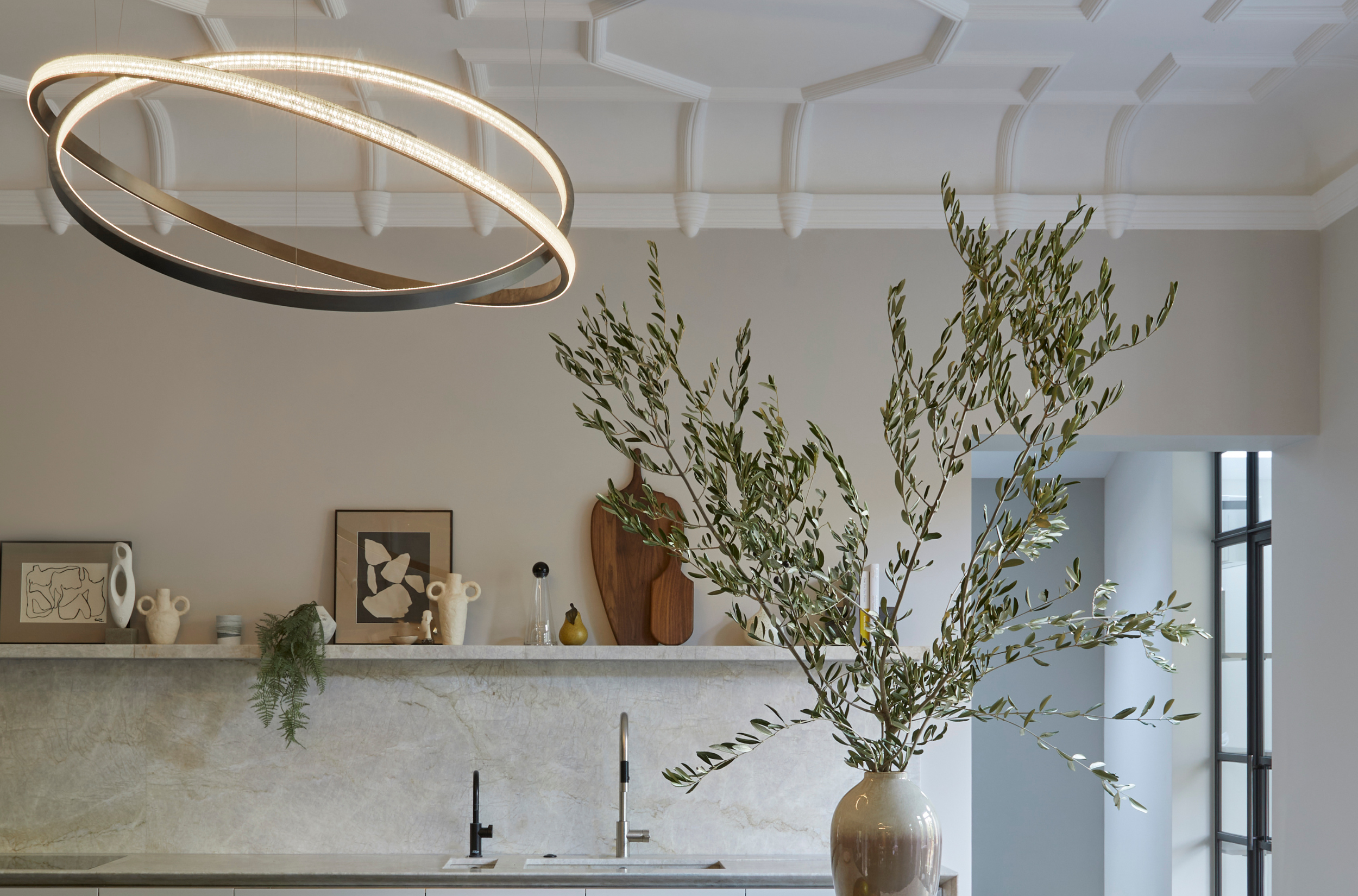 West elm hoop chandelier deals