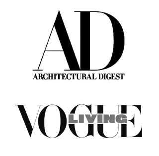 Architectural Digest Vogue Living Logos