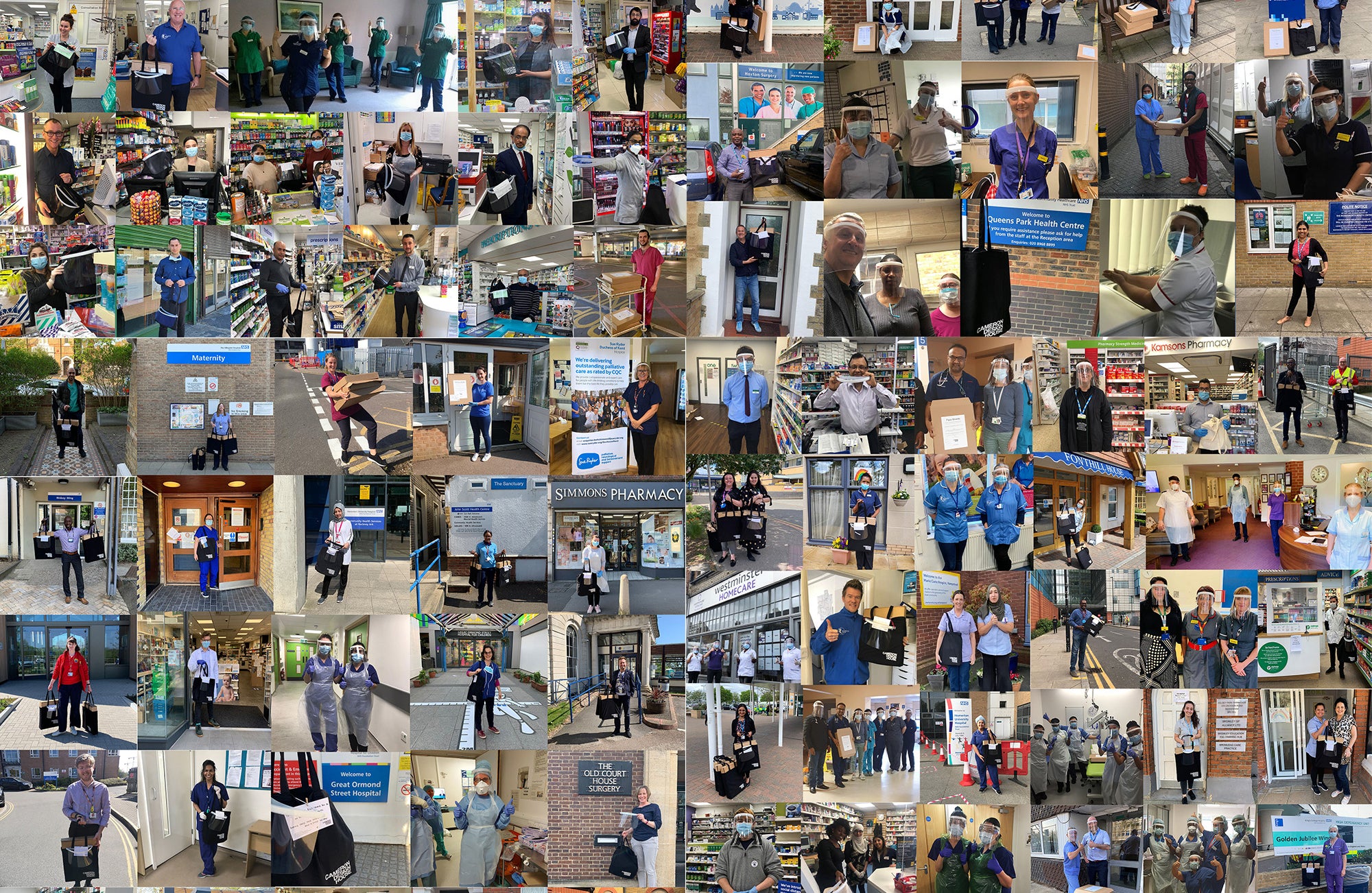 30,000 Face Shields Made and Delivered For Free To The NHS