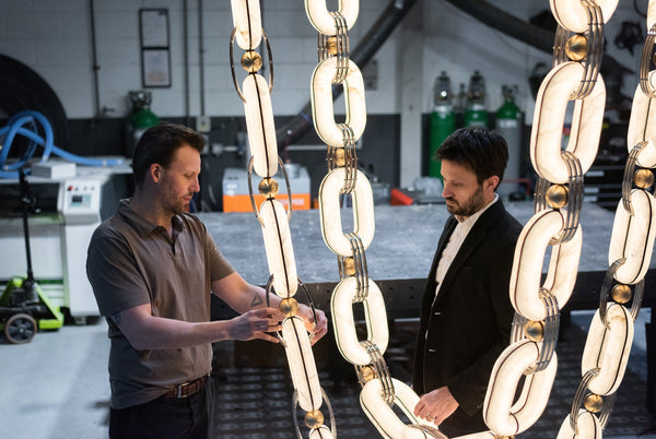 From the Workshop: The Story of the Koru Chandelier - Cameron Design House