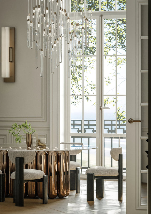 Vetta | Sculptural Glass Light | Bespoke Chandelier - Cameron Design House