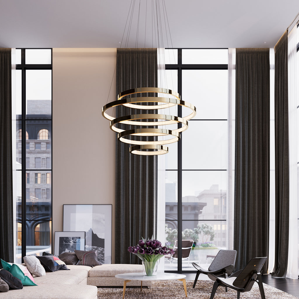 Aura Taso Modern Designer Lighting Bespoke Chandelier