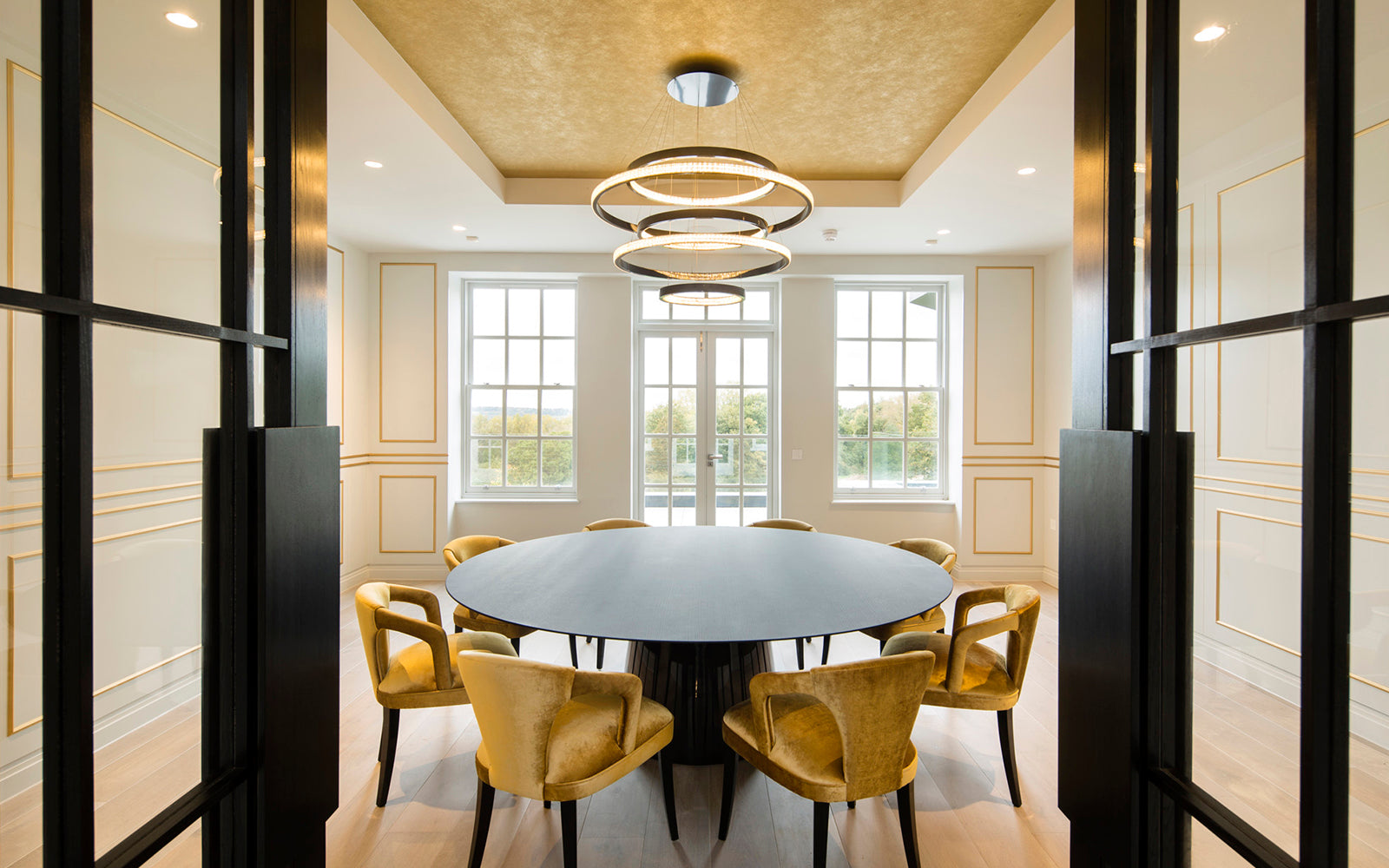 Aura | Circular Chandelier | Statement Lighting - Cameron Design House